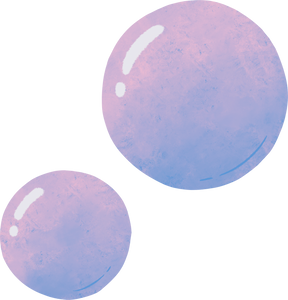 Stylized Watercolor Bubbles