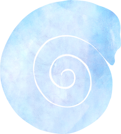 Watercolor Conch Shell